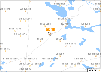 map of Gora