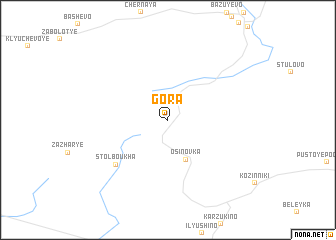 map of Gora