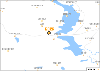 map of Gora