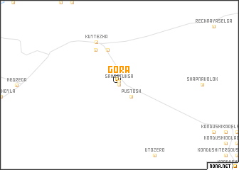 map of Gora