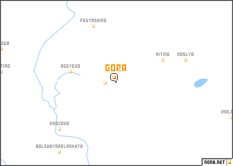 map of Gora