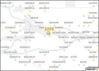 map of Gora