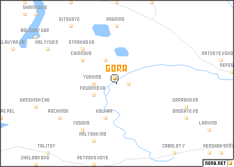 map of Gora