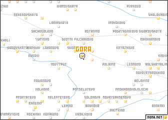 map of Gora