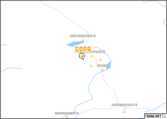 map of Gora