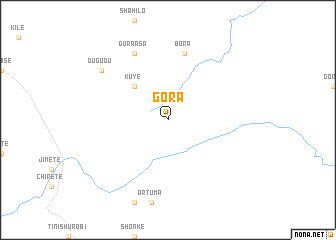 map of Gora