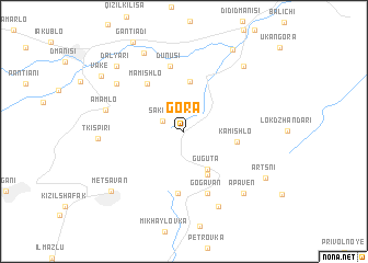 map of Gora