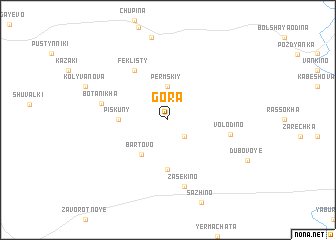 map of Gora