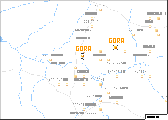 map of Gora