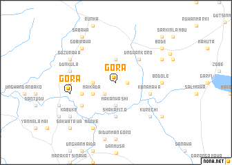 map of Gora