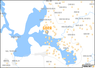 map of Gora