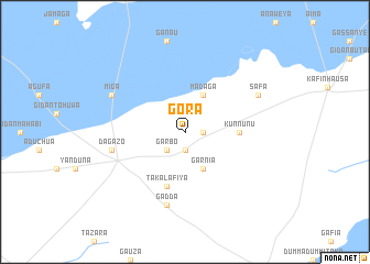 map of Gora