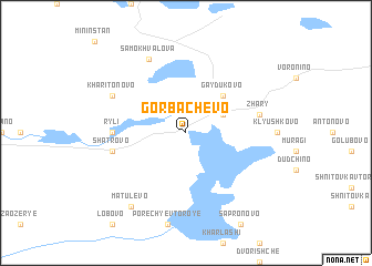 map of Gorbachëvo