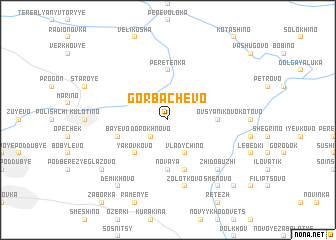 map of Gorbachëvo