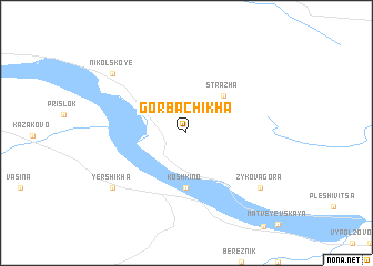 map of Gorbachikha