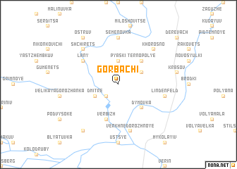 map of Gorbachi