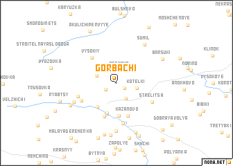 map of Gorbachi