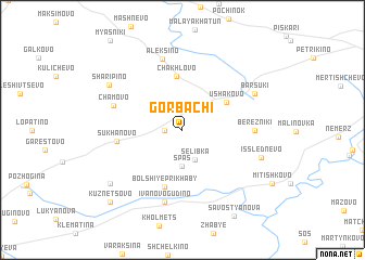 map of Gorbachi