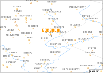 map of Gorbachi