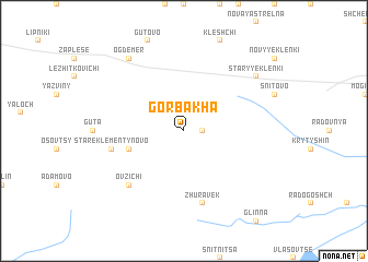map of Gorbakha