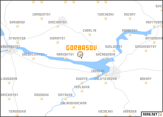 map of Gorbasov