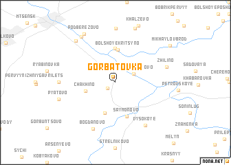 map of Gorbatovka