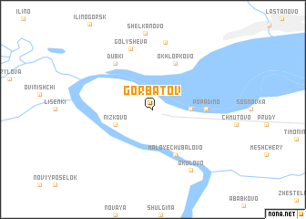 map of Gorbatov