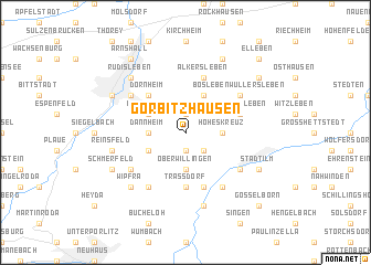 map of Görbitzhausen