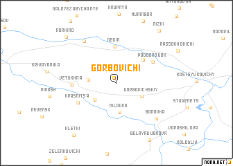 map of Gorbovichi