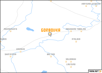 map of Gorbovka