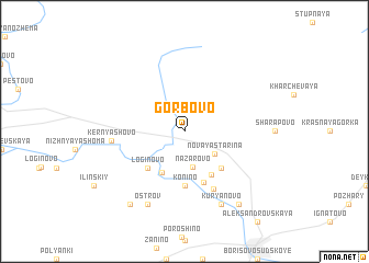 map of Gorbovo