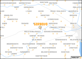 map of Gorbovo