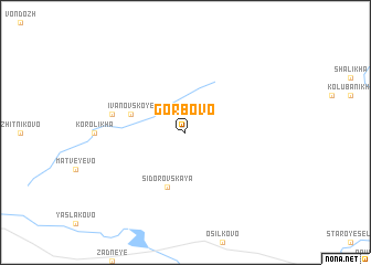 map of Gorbovo