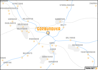 map of Gorbunovka