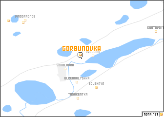 map of Gorbunovka