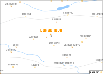 map of Gorbunovo