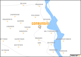 map of Gorbunovo