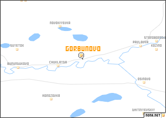 map of Gorbunovo