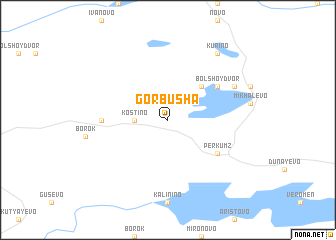 map of Gorbusha