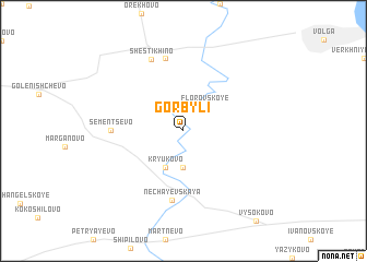 map of Gorbyli