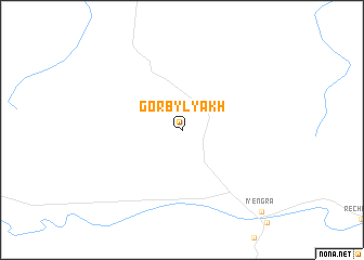 map of Gorbylyakh