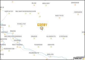 map of Gorby