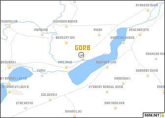 map of Gorb