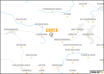 map of Gorce