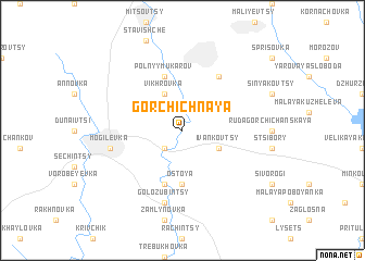 map of Gorchichnaya