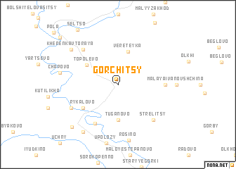 map of Gorchitsy