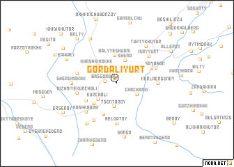 map of Gordali-Yurt