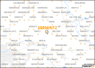 map of Gordemitz