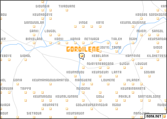 map of Gordilène