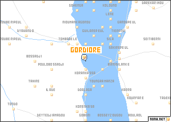 map of Gordioré
